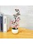 Pembe 1 Adet Bonsai Ipek Çiçekler Erik Yapay Saksı Bitkileri Çiçekleri Simülasyon Kış Erik Şube Vazolar Düğün Ev Odası Süslemeleri (Yurt Dışından) 1