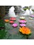 C-10 cm 10/18 cm Yüzen Lotus Yapay Çiçek Gerçekçi Nilüfer Mikro Peyzaj Düğün Gölet Bahçe Ev Sahte Lotus Bitki Dekor Için (Yurt Dışından) 2