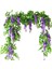 Uzunluk 2.2 Metre 7 Ft 2 M Çiçek Dize Yapay Wisteria Vine Garland Bitkiler Yeşillik Açık Ev Firar Çiçek Sahte Çiçek Asılı Duvar Dekor (Yurt Dışından) 2