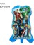 1 Adet Folyo Balon 130*220 cm Avengers Masa Örtüsü Süper Kahraman Demir Adam Doğum Günü Partisi Dekorasyon Tek Kullanımlık Sofra Fincan Balon Örümcek Adam Parti Desteği (Yurt Dışından) 1
