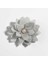 Gri 10 Adet 5.5 cm 2.1 "küçük Katmanlı Yapay Kumaş Çiçek Düğün Butik Şifon Lotus Parti Zanaat Ev Saç Aksesuarları (Yurt Dışından) 1