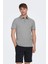Erkek Onsfletcher Polo Yaka Pamuk T-Shirt 22024827 Gri 2