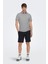Erkek Onsfletcher Polo Yaka Pamuk T-Shirt 22024827 Gri 3