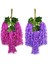 Ckzt-Bai Se Simüle Wisteria Tavan Sahte Çiçek Rattan Kapalı Düğün Dekorasyon Plastik Fasulye Çiçek Menekşe Asılı Asma (Yurt Dışından) 3