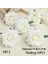 Ipek 280-2 Beyaz Gül Kafa Yapay Çiçekler Düğün Ev Partisi Noel Doğum Günü Dekor Dıy Çelenk Scrapbooking Craft Sahte Çiçekler Toplu (Yurt Dışından) 1