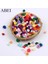Beyaz 300 Adet 15MM Mix Renk Küçük Gül Çiçek Mini El Yapımı Saten Kurdele Gül Kafası Düğün Scrapbooking Dekorasyon Elbise Aksesuarları (Yurt Dışından) 5
