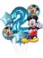 Saman 10 Adet Mickey Mouse Parti Malzemeleri Süslemeleri Kağıt Bardaklar Tabaklar Peçeteler Banner Masa Örtüsü Balonlar Erkek Doğum Günü Bebek Duş (Yurt Dışından) 3