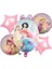 Balon-5 Adet Disney Prenses Kağıt Sofra Malzemeleri Kız Doğum Günü Partisi Süslemeleri Bebek Duş Yeni Yıl Aile Partisi Kar Beyaz Fincan Plaka (Yurt Dışından) 1