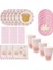 Headband-6pcs Yeni Disney Pembe Minnie Mouse 1. Doğum Günü Partisi Tek Kullanımlık Sofra Dekorasyon Bebek Kızların Favori Parti Dekorasyon Serisi (Yurt Dışından) 2