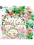 9 INÇPLATE10PCS Pembe Vahşi Bir Doğum Günü Partisi Balon Jungle Safari Parti Orman Dekorasyon Kızların Ilk 1. Doğum Günü Safari Jungle Parti Malzemeleri (Yurt Dışından) 2