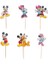 Kürdan FLAG-24PCS Karikatür Mickey Mouse Tema Çocuk Parti Dekorasyon Doğum Günü Şapkası Boys Kağıt Bardak Tabak Masa Örtüsü Balon Tek Kullanımlık Malzemeler (Yurt Dışından) 1