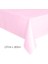 1 Adet E Tek Kullanımlık Masa Örtüsü Pembe Beyaz Plastik Dikdörtgen Masa Örtüsü Silin Masa Örtüsü Çocuklar Doğum Günü Düğün Parti Masa Süsü Malzemeleri (Yurt Dışından) 1
