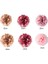 Gül Pembe 6 Adet 6 Adet 25 cm Gül Altın Parti Süslemeleri Doku Pom Poms Çiçekler Doğum Günü Partisi Dekoru Bebek Gelin Duş Gelin Duş Dıy Malzemeleri (Yurt Dışından) 1