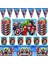 Balon Suit-1-6pcs Avengers Süper Kahraman Parti Malzemeleri Süslemeleri Çocuk Doğum Günü Tek Kullanımlık Sofra Masa Örtüsü Süper Kahraman Parti Teması Çocuk Seti Şekeri (Yurt Dışından) 2