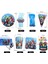 Balon Suit-1-6pcs Avengers Süper Kahraman Parti Malzemeleri Süslemeleri Çocuk Doğum Günü Tek Kullanımlık Sofra Masa Örtüsü Süper Kahraman Parti Teması Çocuk Seti Şekeri (Yurt Dışından) 3
