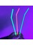 5 Adet Balonlar 1 Paket Neon Pipet Renkli Plastik Pipet 90'lar Neon Retro Parti Siyah Işık Parti Çocuklar Glow Doğum Günü Dekorasyon (Yurt Dışından) 3