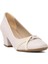 25BY23.8631-A Kadın Klasik Topuklu Ayakkabı Bej 2