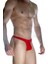 Miraxx Erkek Arkası Metalli Kırmızı Tanga Çamaşır 4
