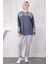 Füme Tül Çiçek Garnili Modal Sweat 2
