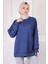 Lacivert Kurdele Detaylı Modal Sweat 1
