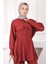 Bordo Cepli Tunik Pantolonlu Takım 4