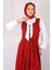 Bordo Kuşaklı Bluz Kombibli Jile Elbise 4