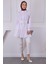 Bordo Hakim Yaka Çizgili Poplin Tunik 3