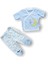 Miraylife Ay Dedem Nakışlı %100 Cotton Antibakteriyel 5li Zıbın Takımı Hastane Çıkışı 2