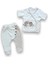 Miraylife Romantik Çift Baykuş Nakışlı %100 Cotton Antibakteriyel 5li Zıbın Takımı Hastane Çıkışı 2