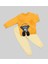 Miraylife 1-2-3 Yaş Filli Sallanan Ayak Desenli Likra Penye Kumaş Sweat Pantolonlu Kız Erkek 2li Çocuk Takımı 1