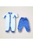 Miraylife Minik Centilmen Ayı Nakışlı %100 Cotton Antibakteriyel 10LU Zıbın Takımı Hastane Çıkışı 4