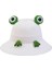 Kurbağa Gözlü Hasır Şapka 1-3 Yaş Beyaz 1