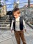 Miraylife 3-4-5 Yaş Fitilli Kadife Pantolon Kapitone Kapşonlu Yelek Uzun Kollu Sweat 3lü Erkek Çocuk Takımı 1