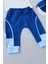 Miraylife 3-6 6-9 9-12 Ay Efendi Nakışlı Cep Şapkalı Uzun Kollu Sweat 3lü Erkek Bebek Takımı 3
