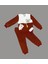 Miraylife 1-2-3 Yaş Sallanan Balık Nakışlı Kuzu Kumaş Sweat Pantolon Uzun Kollu Kız Erkek 2 Li Takımı 1