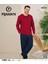 Erkek Pamuklu Bisiklet Yaka Uzun Kol Ince Pijama Takımı 6150/13 - 1 Adet 2
