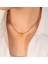 Çelik 316L Geometrik Gold Kolye 1