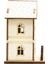 Mini Noel Evi Işıklı Mini Noel Evi Minyatür Dollhouse Noel Köyü Sahnesi Noel Hediyesi Fikri (Yurt Dışından) 4