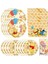 12TOPPER-12WRAPPER Disney Winnie The Pooh Yemek Takımı Parti Malzemeleri Masa Örtüsü Fincan Plaka Pooh Balon Çocuk Doğum Günü Cadılar Bayramı Süslemeleri (Yurt Dışından) 2