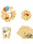 12TOPPER-12WRAPPER Disney Winnie The Pooh Yemek Takımı Parti Malzemeleri Masa Örtüsü Fincan Plaka Pooh Balon Çocuk Doğum Günü Cadılar Bayramı Süslemeleri (Yurt Dışından) 3