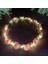 Gül 08 Glow Kafa Bandı LED Işık Hairband LED Başlık Light Up Çiçekler Çelenk Headdress Aydınlık Bantlar Glow Parti Saç Aksesuarları (Yurt Dışından) 1