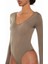 Dikişsiz V Yaka Bodysuit 4