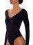 Dikişsiz V Yaka Bodysuit 4