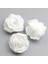 Rastgele Karıştırma 50 Adet 6 cm Yapay Pe Köpük Beyaz Güller Çiçekler Ev Düğün Dekorasyon Için Dıy Scrapbooking El Yapımı Sahte Çiçek Başları (Yurt Dışından) 5