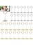 Gümüş 85MM-YUVARLAK Düğün Masa Numarası Tutucu Standları Isim Oturma Etiketleri Placecard Klipler Fotoğraf Resim Kartları Evlilik Yıldönümü Için Ekran Standı (Yurt Dışından) 2