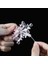 B010203 10 Adet 4.5 cm 10 Adet Plastik Kristal Kar Tanesi Süs Akrilik Şeffaf Kar Tanesi Kış Ev Için Yeni Yıl Noel Ağacı Dıy Dekorasyon (Yurt Dışından) 2