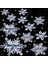 B010203 10 Adet 4.5 cm 10 Adet Plastik Kristal Kar Tanesi Süs Akrilik Şeffaf Kar Tanesi Kış Ev Için Yeni Yıl Noel Ağacı Dıy Dekorasyon (Yurt Dışından) 3