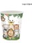 CUP-10PCS Masa Örtüsü Süslemeleri 180*108 cm Orman Safari Tema Parti Malzemeleri Tek Kullanımlık Masa Örtüsü Bebek Duş Çocuk Doğum Günü Partisi Iyilik (Yurt Dışından) 1