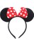 6 Adet-Saç Bandı Kırmızı Disney Mickey Mouse Karikatür Temalı Çatal Bıçak Takımı Çocuk Doğum Günü Partisi Dekorasyon Tek Kullanımlık Bardak ve Tabak Kağıt Seti (Yurt Dışından) 1