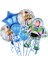 1 Adet Balon Disney Buzz Lightyear Çocuklar 1st Numarası Balon Seti Oyuncak Hikayesi Doğum Günü Partisi Malzemeleri Bebek Duş Çocuk Parti Dekorasyon Küre (Yurt Dışından) 3